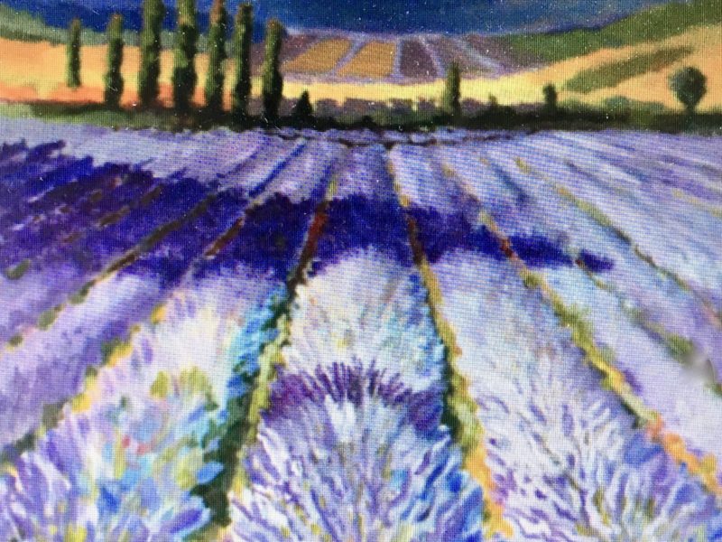 Lavender Fields Forever 36 x 36, acrylic on canvas - sold