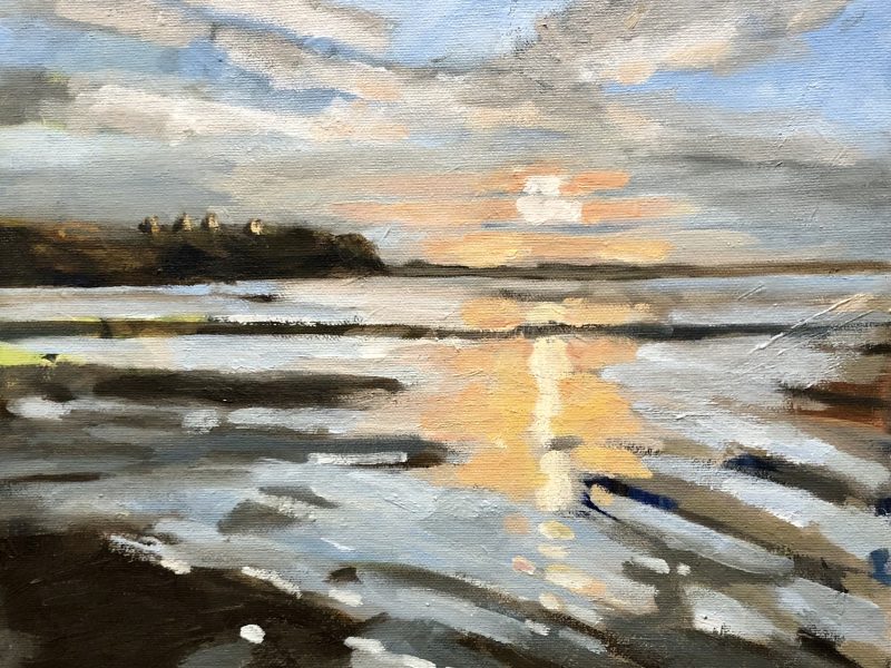 Point Grey Light – Sold 12 x 12 oil on canvas 