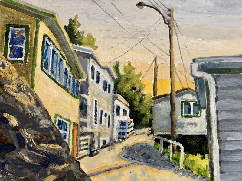 The Battery, Newfoundland – SOLD 8 x 10, oil on board