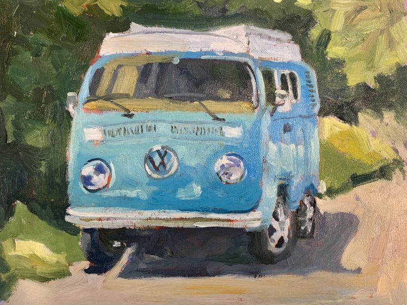 VW Classic – SOLD 8 x 10, oil on birch board