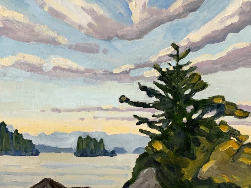 <span class="entry-title-primary">Broken Group Islands View</span> <span class="entry-subtitle">10 x 10, oil on cradled panel</span>