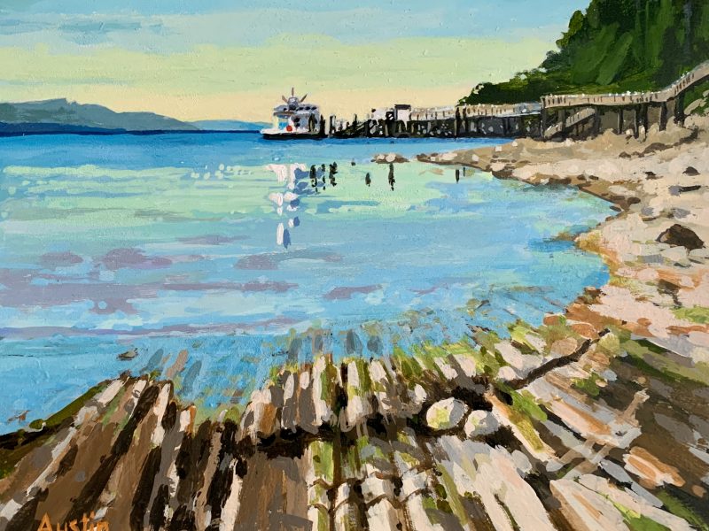 Vesuvius Bay, Salt Spring – SOLD 8 x 10, acrylic on canvas