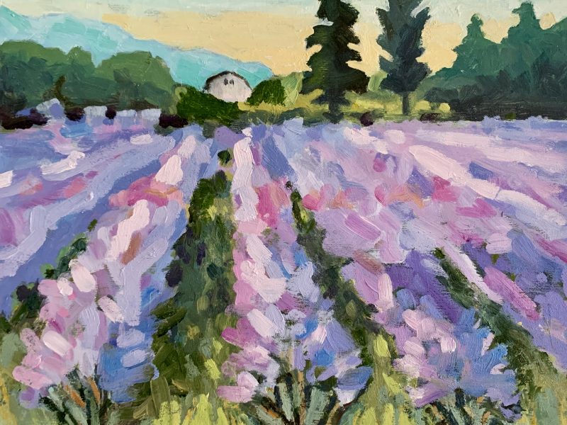 <span class="entry-title-primary">Lavender Bloom</span> <span class="entry-subtitle">8 x 10, oil on birch board</span>