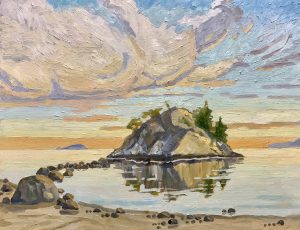 Whyte Islet – SOLD 14 x 18, oil on board