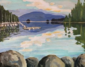 Deep Cove – SOLD 8 x 10, oil on board