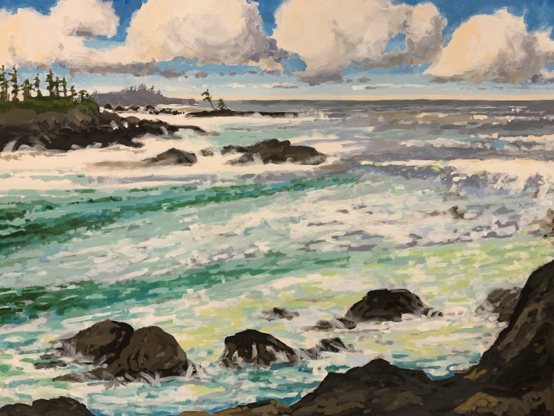 <span class="entry-title-primary">Wild West, Ucluelet</span> <span class="entry-subtitle">24 x 30, acrylic on canvas</span>