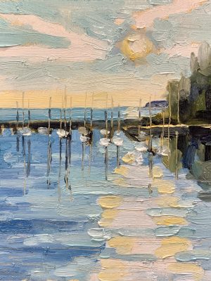 Eagle Harbour – SOLD 6 x 6, oil on board