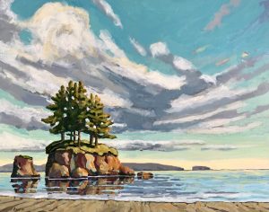 Bit of Heaven – SOLD 24 x 30, acrylic on canvas