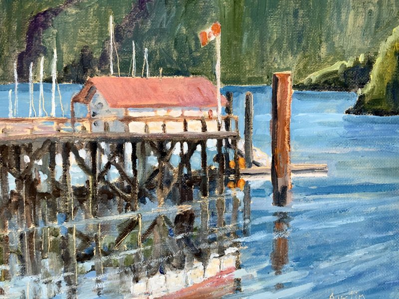 <span class="entry-title-primary">Horseshoe Bay, government dock</span> <span class="entry-subtitle">8 x 10, oil on canvas board</span>