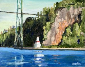 Prospect Point 8 x 10, oil on canvas board