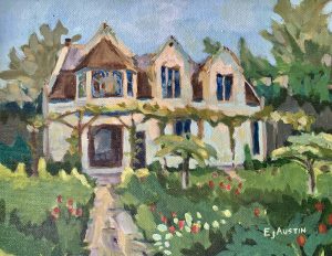 Maison dans les Bois – SOLD acrylic on canvas
