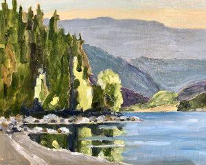 Cates Park, Deep Cove – SOLD 8x10, oil on canvas board