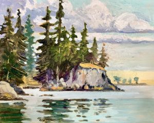 Eagle Harbour – SOLD 8 x  10, oil on canvas board