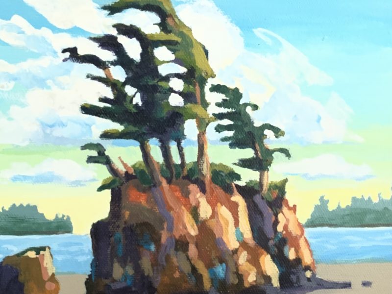 Winds of Change – SOLD 8 x 8, acrylic on canvas