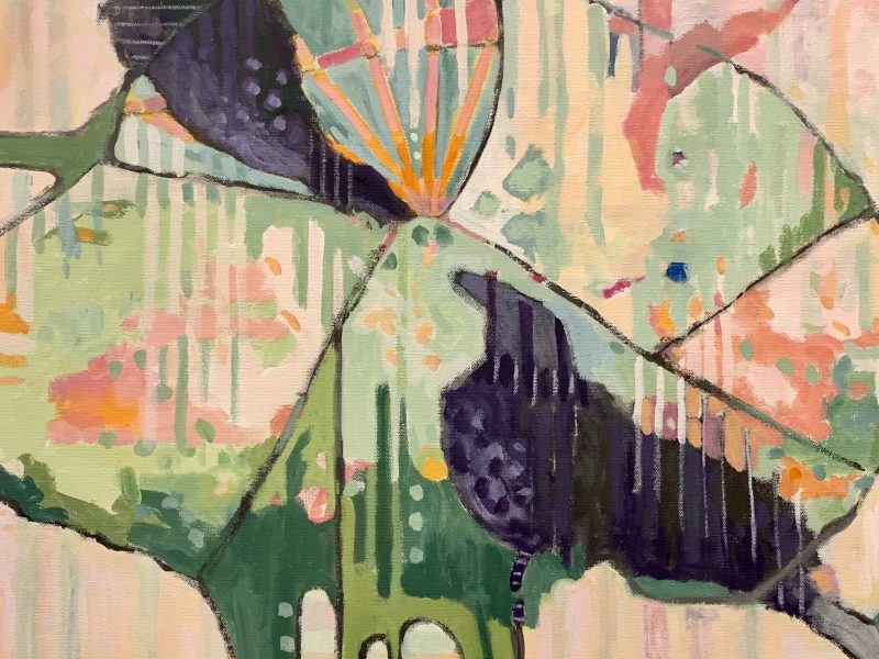 Balance of Time 24 x 24 acrylic on canvas