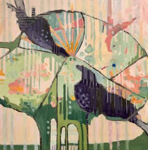 Balance of Time 24 x 24 acrylic on canvas