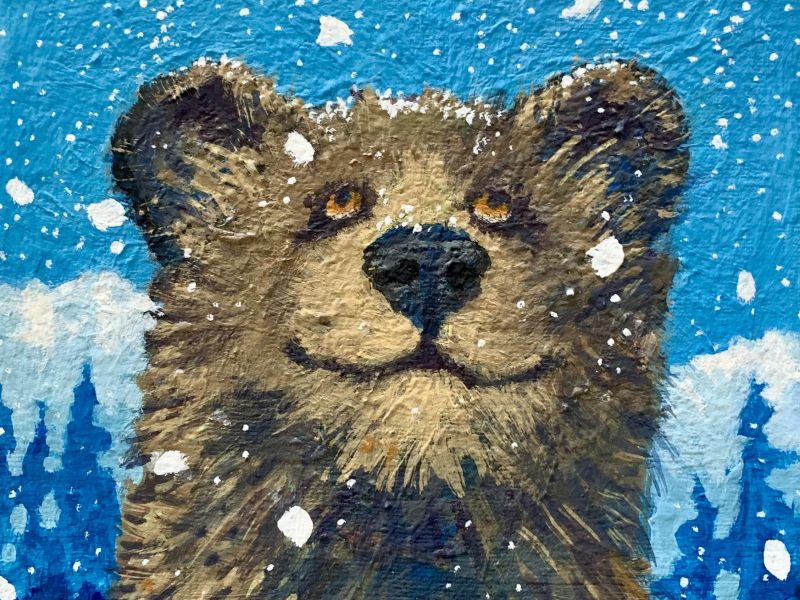 <span class="entry-title-primary">Silent Winter, bear</span> <span class="entry-subtitle">8 x 8, acrylic on canvas</span>