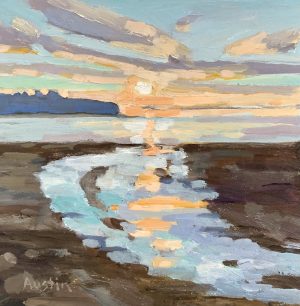 Stearman Beach – SOLD 6x6, oil on cradled panel
