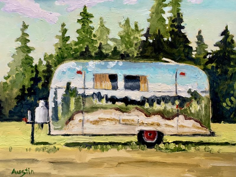 <span class="entry-title-primary">Camping Reflections</span> <span class="entry-subtitle">8 x 10, oil on board</span>