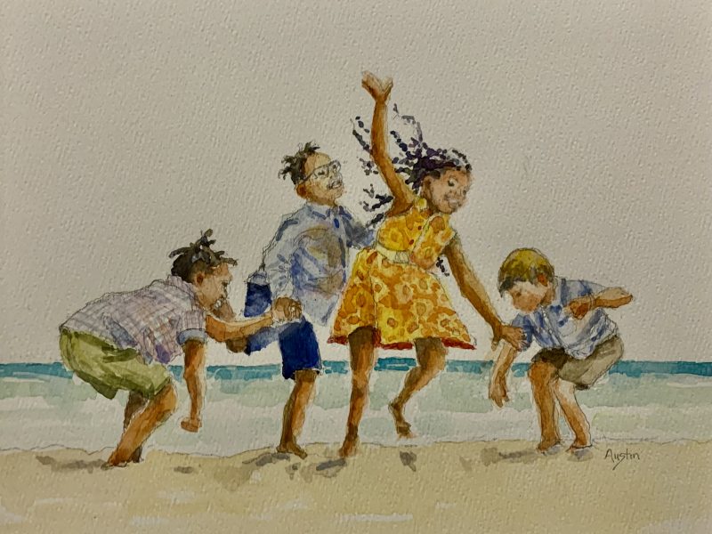 <span class="entry-title-primary">Joy of Kids</span> <span class="entry-subtitle">8 x 10, watercolour on paper</span>