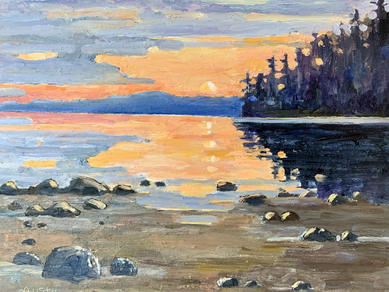 <span class="entry-title-primary">Evening Colours</span> <span class="entry-subtitle">8 x 10, oil on board</span>