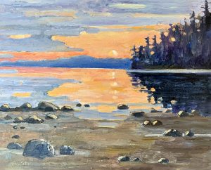 Evening Colours 8 x 10, oil on board Evening Colours 8 x 10, oil on board