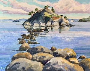 Whytecliff Park Pattern 2 8 x 10, oil on board Whytecliff Park Pattern 2 8 x 10, oil on board