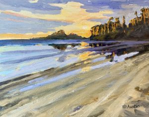 Cox Bay, Tofino Eve 8 x 10, oil on board Cox Bay, Tofino Eve 8 x 10, oil on board