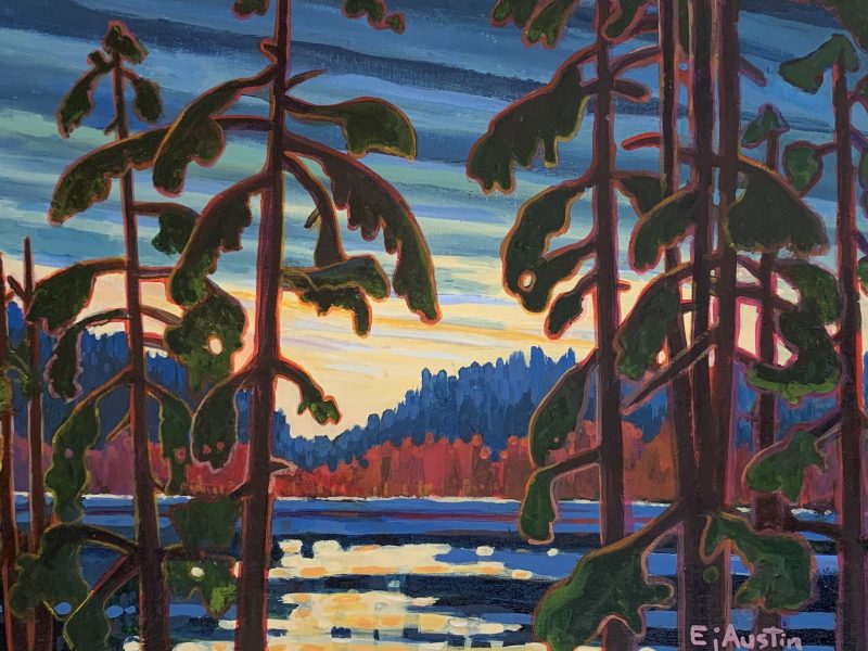 <span class="entry-title-primary">Beyond the Trees</span> <span class="entry-subtitle">14 x 18, acrylic on canvas</span>
