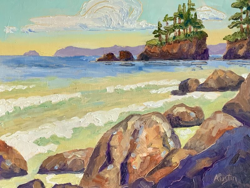 <span class="entry-title-primary">Beyond the Rocks</span> <span class="entry-subtitle">8 x 10 oil on board</span>