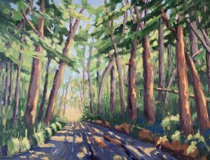 Beneath the Canopy – SOLD 18 x 24, acrylic on canvas Beneath the Canopy – SOLD 18 x 24, acrylic on canvas